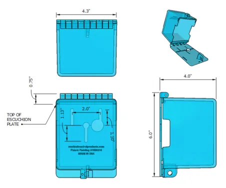 Dimensions CS 1Hinge